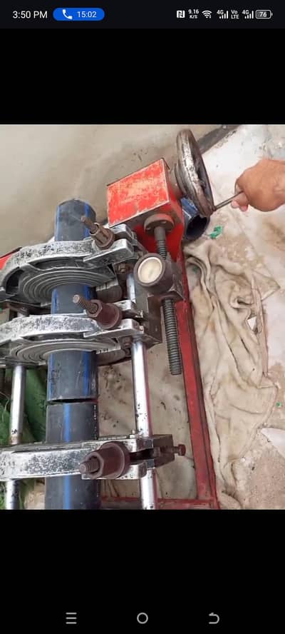 HDPE Pipe jointing machine 200mm Dia Whtsup no 03405711027