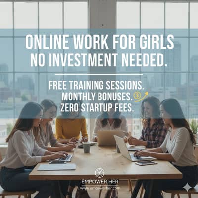without investment work for girls