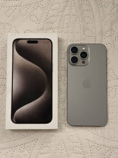 iPhone 15 Pro Max 256GB pta approved Genuine