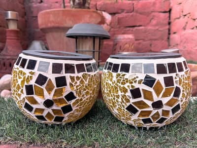 Solar garden jar lights