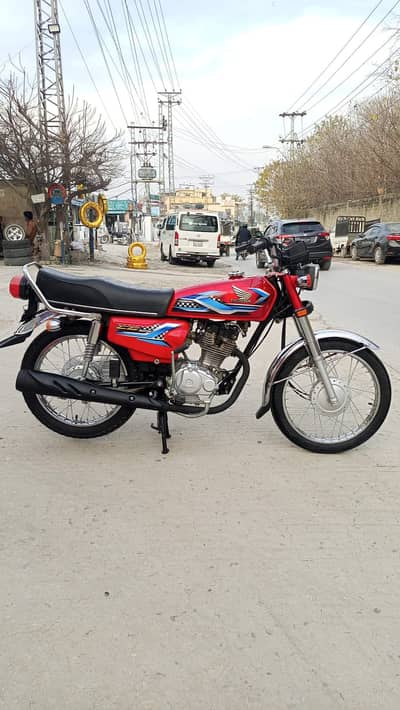 Honda CG 125 Mode 2024 Bike Open Voucher New Bike  Call 0342 - 5310678