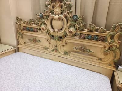 Pure Sheesham Chiniot Bed, Wardrobe & Dressing 3 piece Set