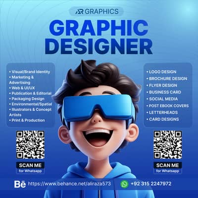 Graphic Designer, Social Media, Visiting Card, Certificate, Logo Desig