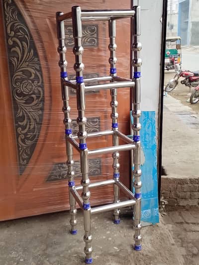 stainless steel stool with good finishing