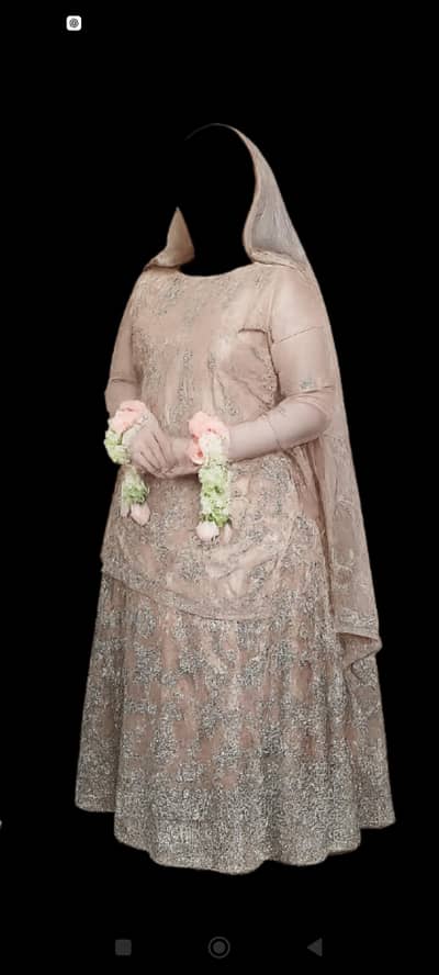 Bridal Wedding Lehanga – Peach Colour