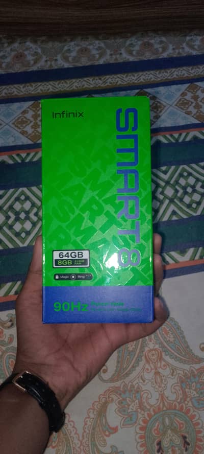 Infinix smart 8 all ok PTA approved 4+4 gb ram 64 gb storage