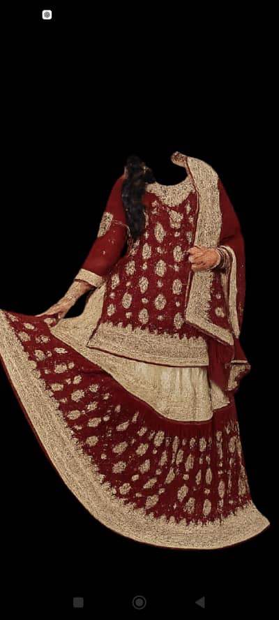 Bridal Wedding Lehanga – Mehroon Colour