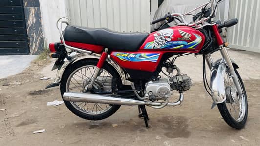 Honda cd 70 2024 model 22000 km driven