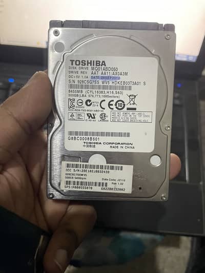 Seagate dare disk and Toshiba hard disk