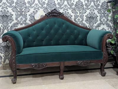 7 Seater Wooden Sofa