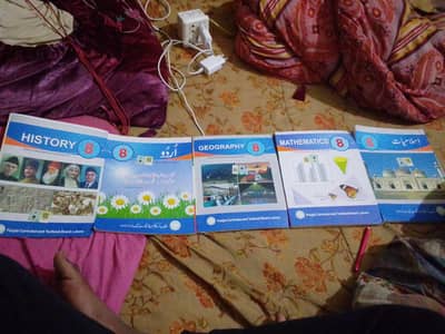 8th grade books history urdu geography mathamitcs islamiat government