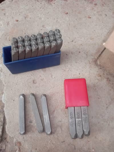 6mm English and numberic punching Kitt