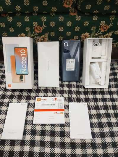 redmi note 10 pro complete box