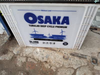Osaka 1800 model  185 ah  tubular battery