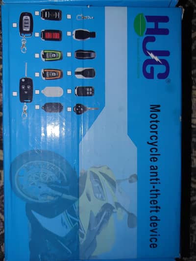 Motor bike alarm and sulf start kit