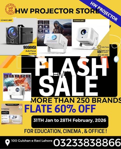 FULL HD 4k 4 ANDROID SMART PROJECTOR/MULTIMEDIA PROJECTOR/HOME CINEMA