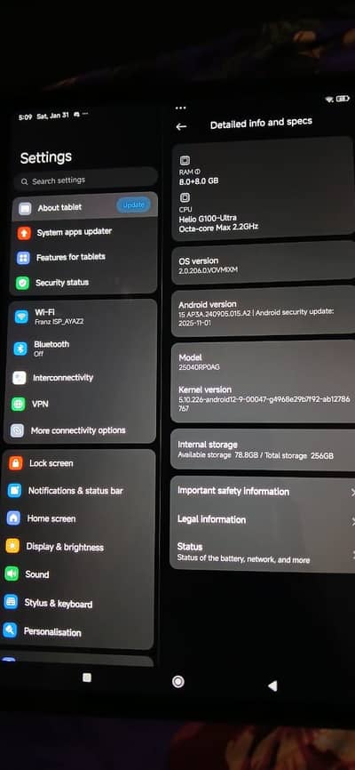 Xiaomi Redmi Pad 2 8/256 GB Wifi