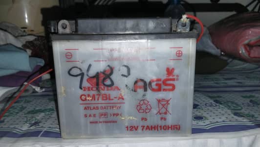 Honda 125 self start genuine batry