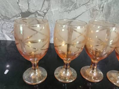 Brand New Beautiful Gold Colour Water Glasses