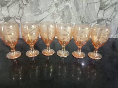 Brand New Beautiful Gold Colour Water Glasses