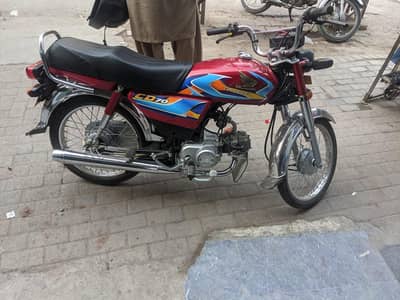 honda cd 70for sell 25,26model Multan number vip number