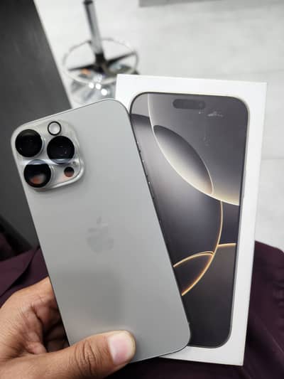 Iphone 16 pro max PTA approved 512GB