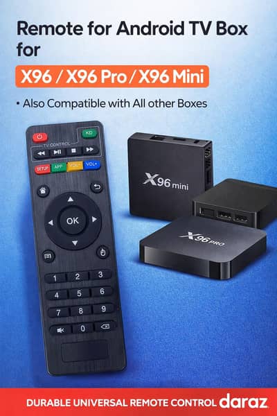 Universal Remote for Android TV Box Compatible with X96Q/X96Q Pro/X96Q