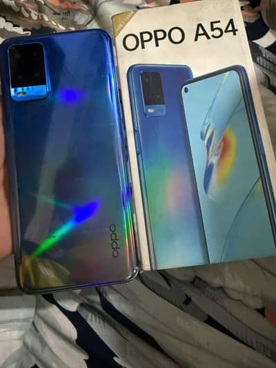 oppo A54 box charger sth condion 10/8 all ok 4/128 gb chlny me all ok
