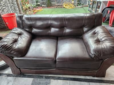 leather sofa