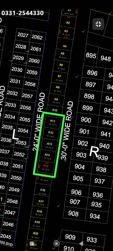 SINGLE BELT PLOT SALE IN NORTH TOWN RESIDENCY PHASE 1 GOLD BLOCK