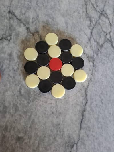 Carrom board ki goti set / Carrom coins