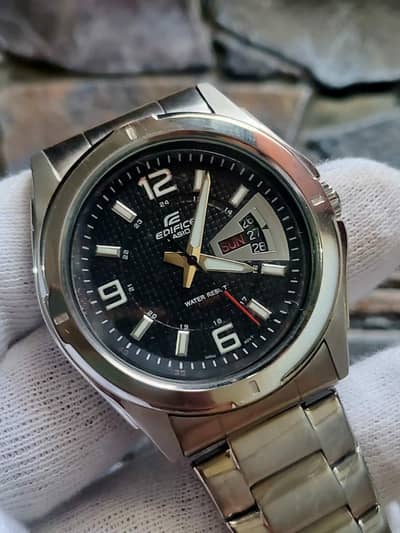 BRAND NEW MEN'S WATCH CASIO EDIFICE EF-129D-1AVEF.