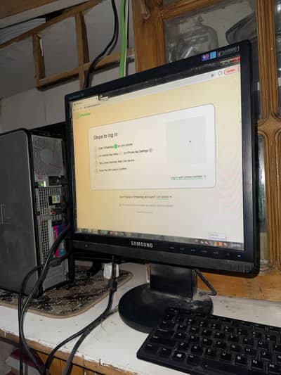 Pc core 2 dou cpu + samsung lcd
