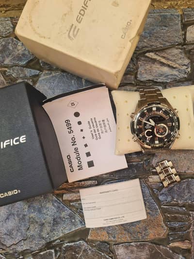 Casio Edifice Worldtime Analog Digital ERA-600D-1AV Men’s Watch.