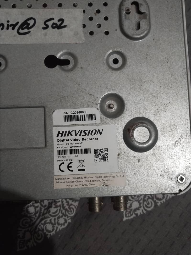 ہک ویژن 4 چینل سی سی ٹی وی ڈی وی آر برائے فروخت 1