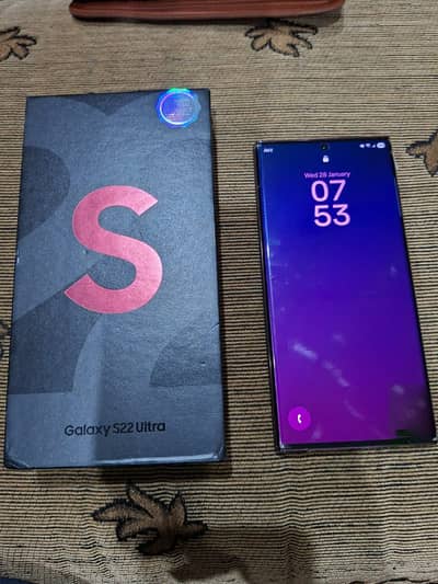 samsung s22 ultra official pta pakistani model  dual sim