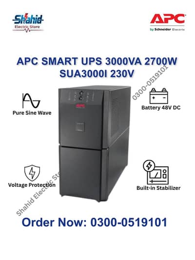 APC SMART UPS 3KVA TOWER SUA3000I 230V
