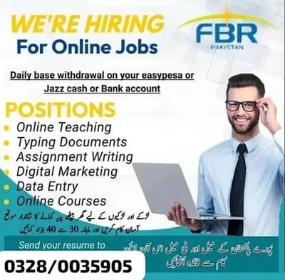 Online job/ part time/ home job /Assignments/Typing/Data entry/Ads