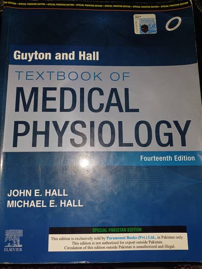 Guyton and Hall textbook of medical physiology