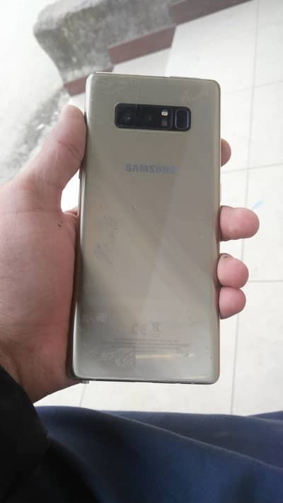 Samsung galaxy note 8 pta approved h all ok display damage