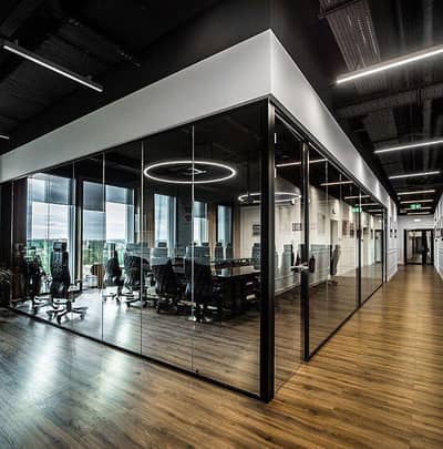 Interior Glass Partition//Glass Partition Section//Glass Room Divider