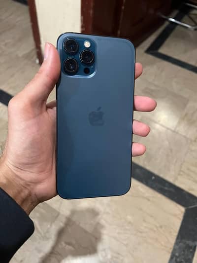Iphone 12pro max pta approved blue color
