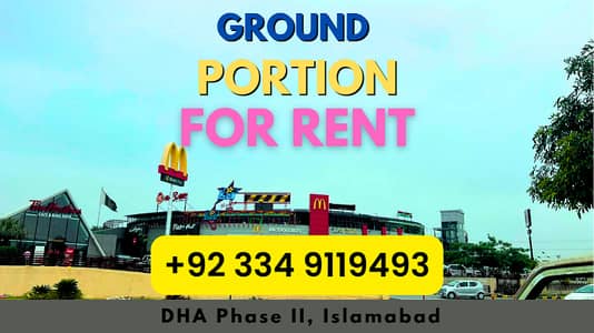Beautiful House Ground Portion For Rent in Dha 2