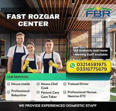 We Provide House Maids , Driver, Helper, Couples, Patient Care, Cook