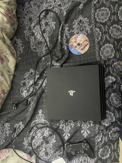 PlayStation 4 pro. With controller. GTA 5 is 5k more