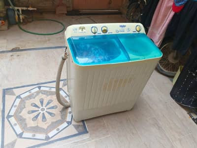 Haier washing machine with dryer