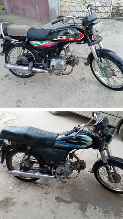 Two Bikes, honda 2017. / Unique 2017