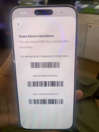 I phone 15pro max 256gb PTA APPROVED