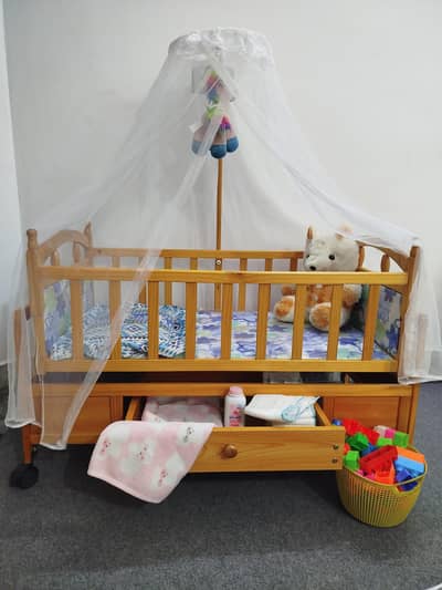 Wooden Baby Cot