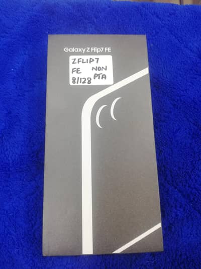 Samsung galaxy Z Flip 7 FE 128gb  Black  Nonpta Boxpack
